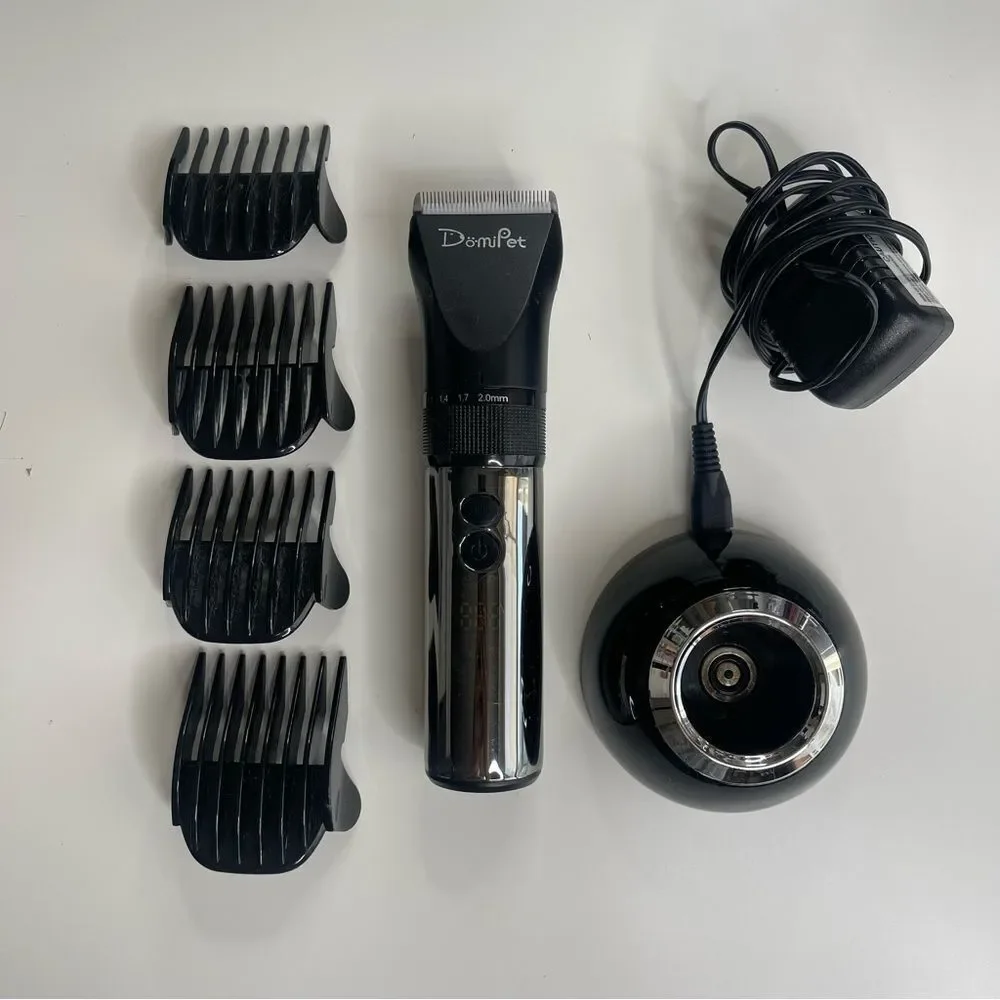 Domipet Cordless Dog & Cat Grooming Trimmer 6 PCS. Set